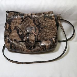 Coach Snakeskin Crossbody Bag